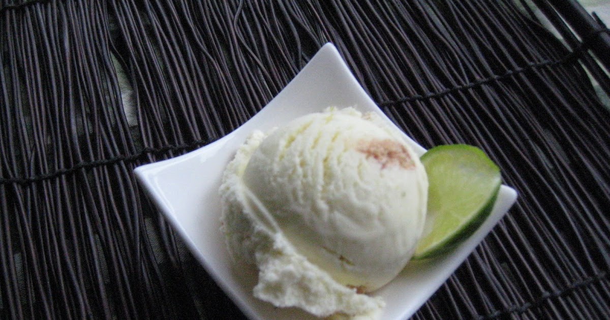 Scoopalicious RECIPE Key Lime & Graham Cracker Ice Cream