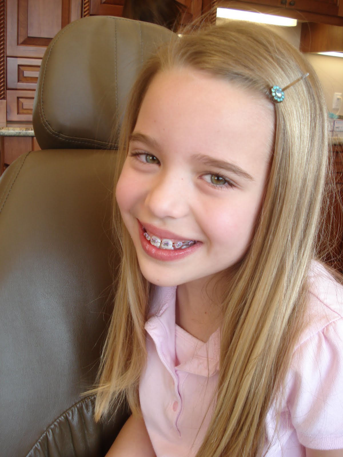 Family Times Addi has braces now...and later