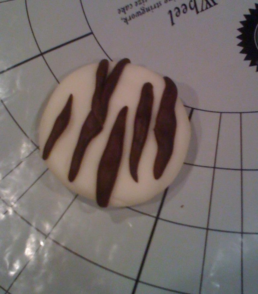 Diary of a Cake Stylist Zebra Print Fondant