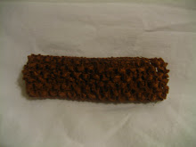 Chocolate Crochet Headband #H8