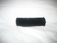 Black crochet headband #H6