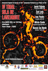 Cartel  "IV TRIAL ISLA DE LANZAROTE"