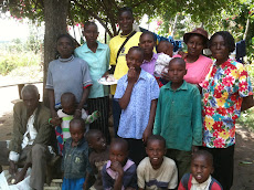 John's family and 6 orphan children from his sister who passed away 5 months ago