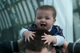 on daddy's head!