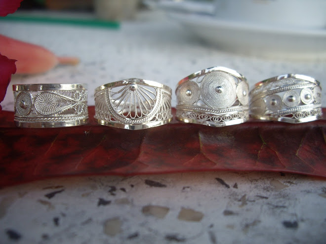 Silver Filigree Rings