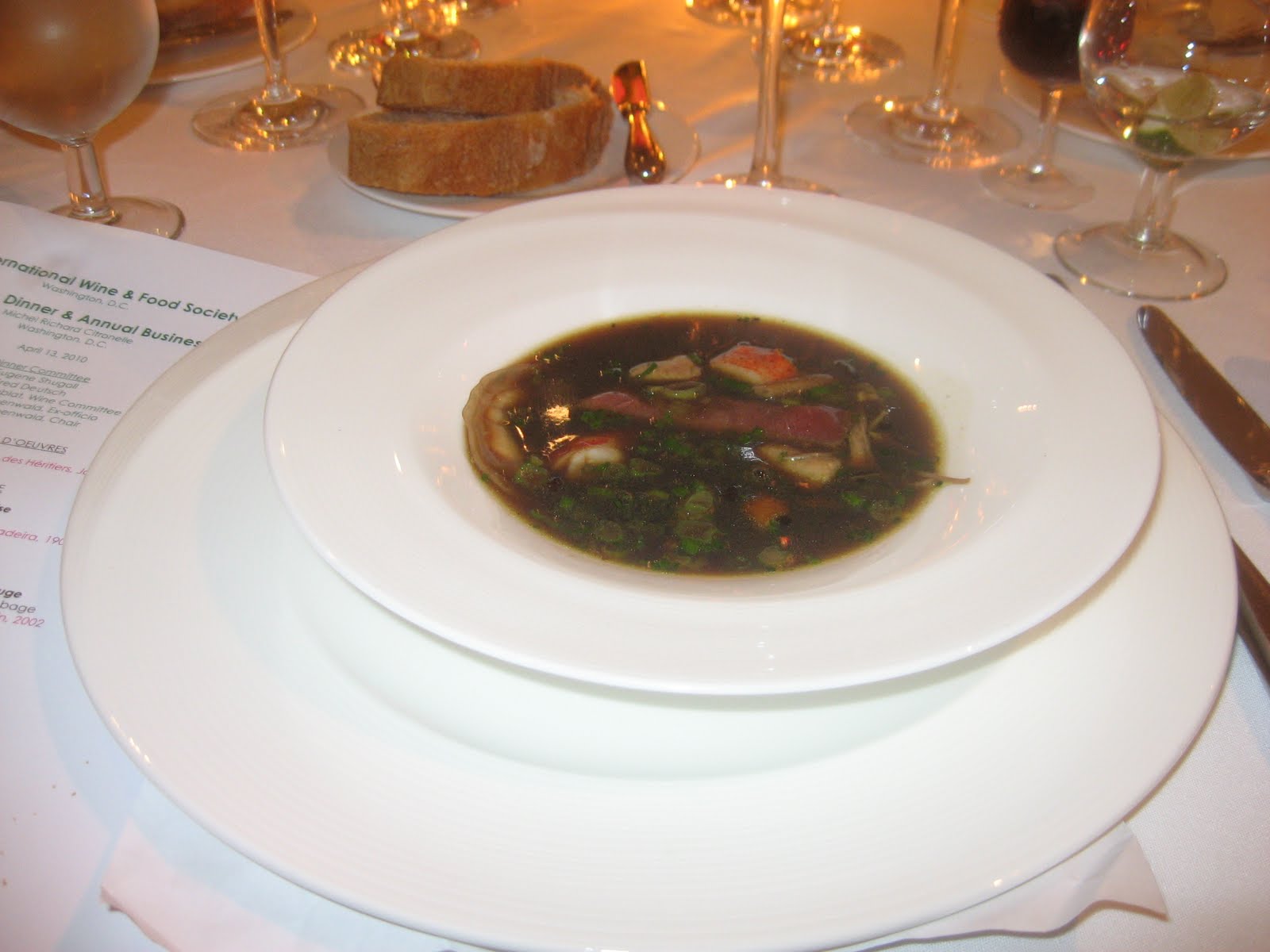 Wine 'N Dine Great Wines Dinner at Citronelle, DC