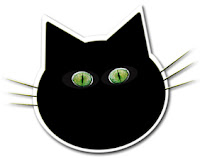 this is Pyro, my kitty, and he doesn't celebrate Halloween either