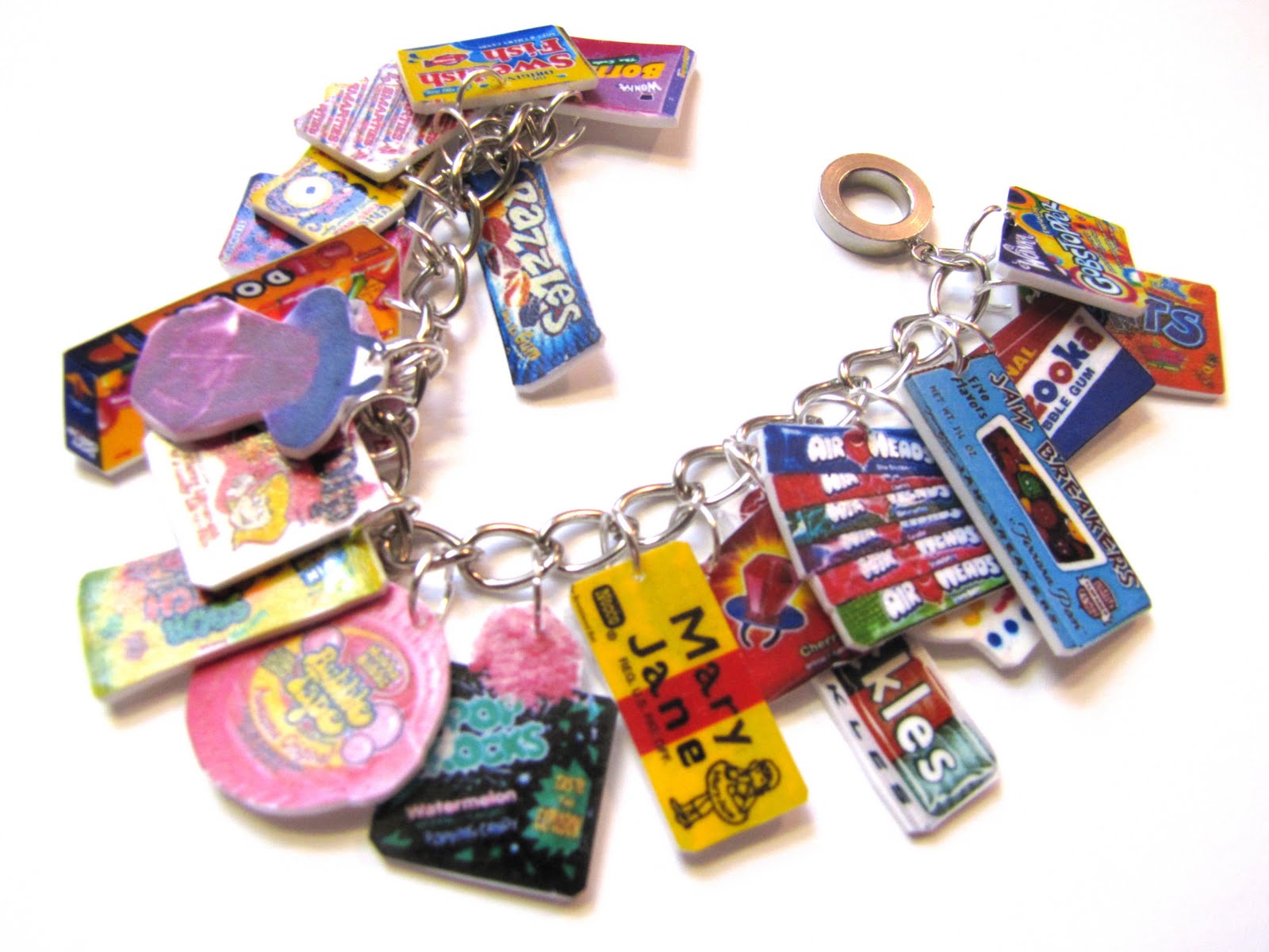 Fun Jewelry Retro Candy charm bracelet