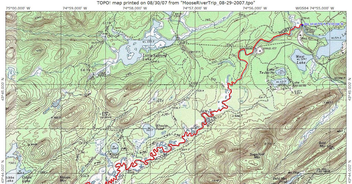 kayaking and other adventures 08.29.2007 Moose River Rondaxe Road
