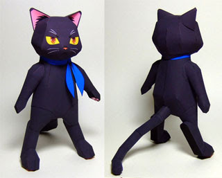 Anime Black Cat Papercraft