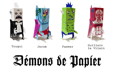 Demon Paper Toy