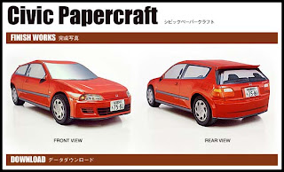 Honda Papercraft