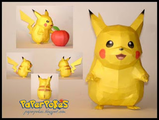 Pokemon Pikachu Papercraft