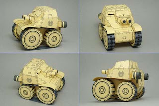 SD Carro Veloce Tank Papercraft