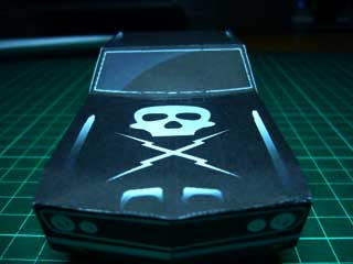Death Proof Car Papercraft - Hood