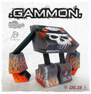 Gammon Papercraft Toys