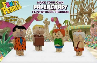 The Flintstones Papercraft