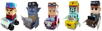 Calling All Cars Paper Toy Wave 5