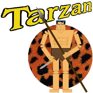 Tarzan Papercraft