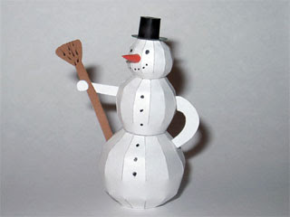 Frosty the Snowman Papercraft