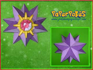 Pokemon Starmie Papercraft 2