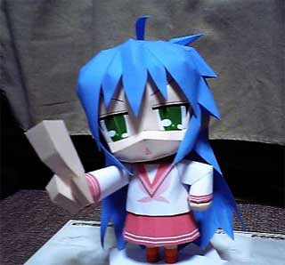 Lucky Star Konata Papercraft