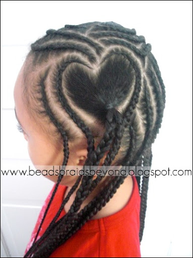 Beads, Braids and Beyond: Cornrows &amp; Hearts - Valentine's Day Style