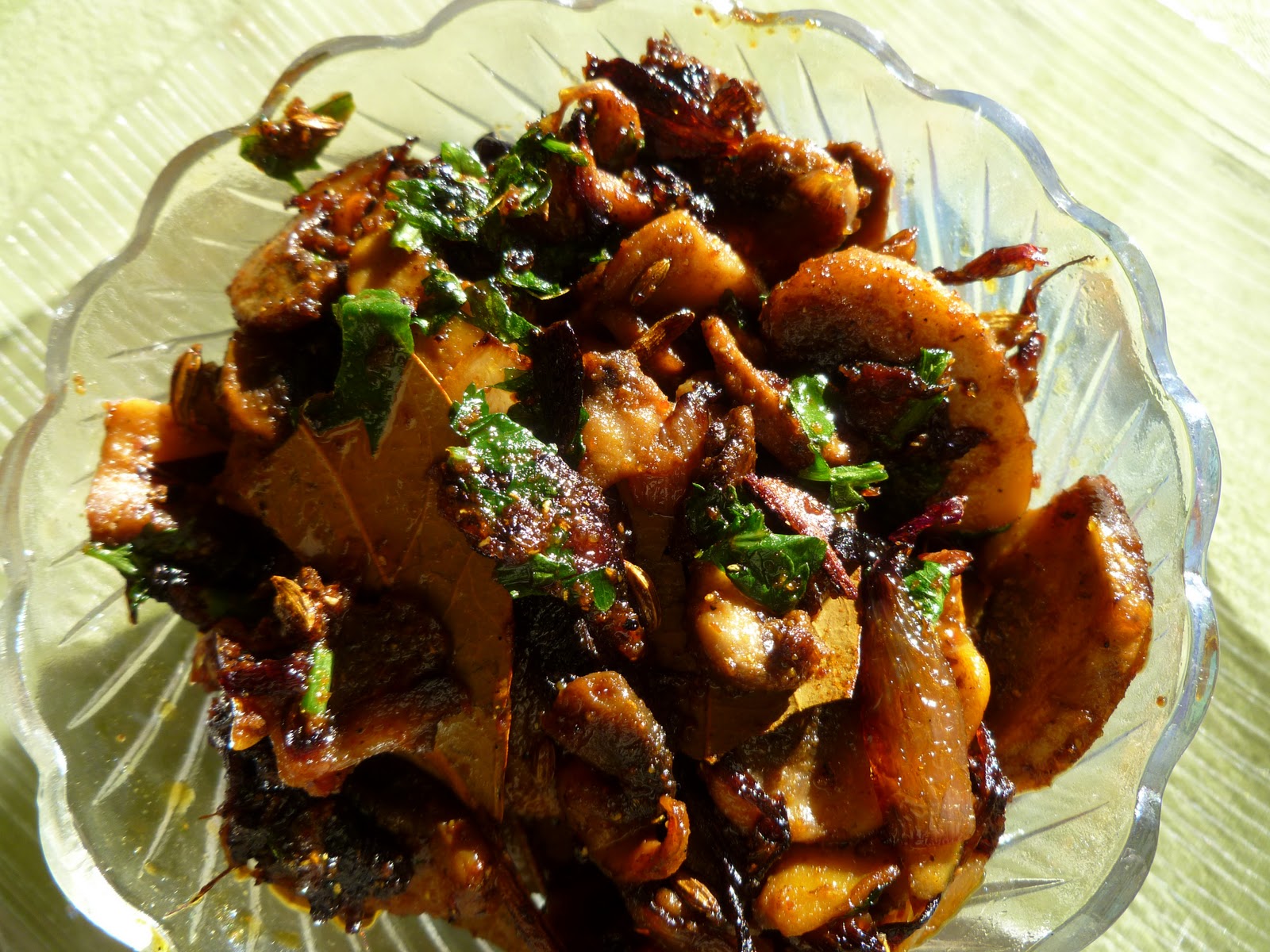 Nisha's Kitchen Mushroom mom's kerala style