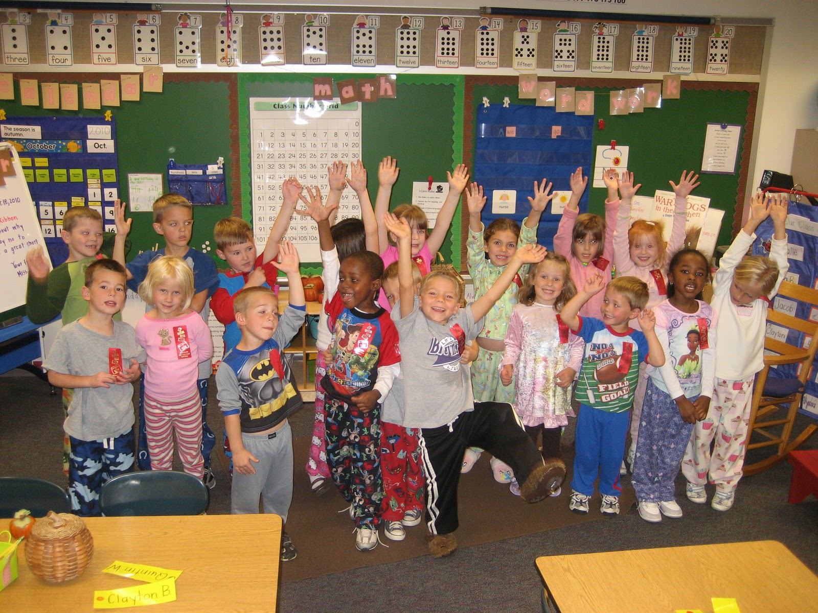 Mrs. Petty's Kindergarten Classroom Pajama Day!