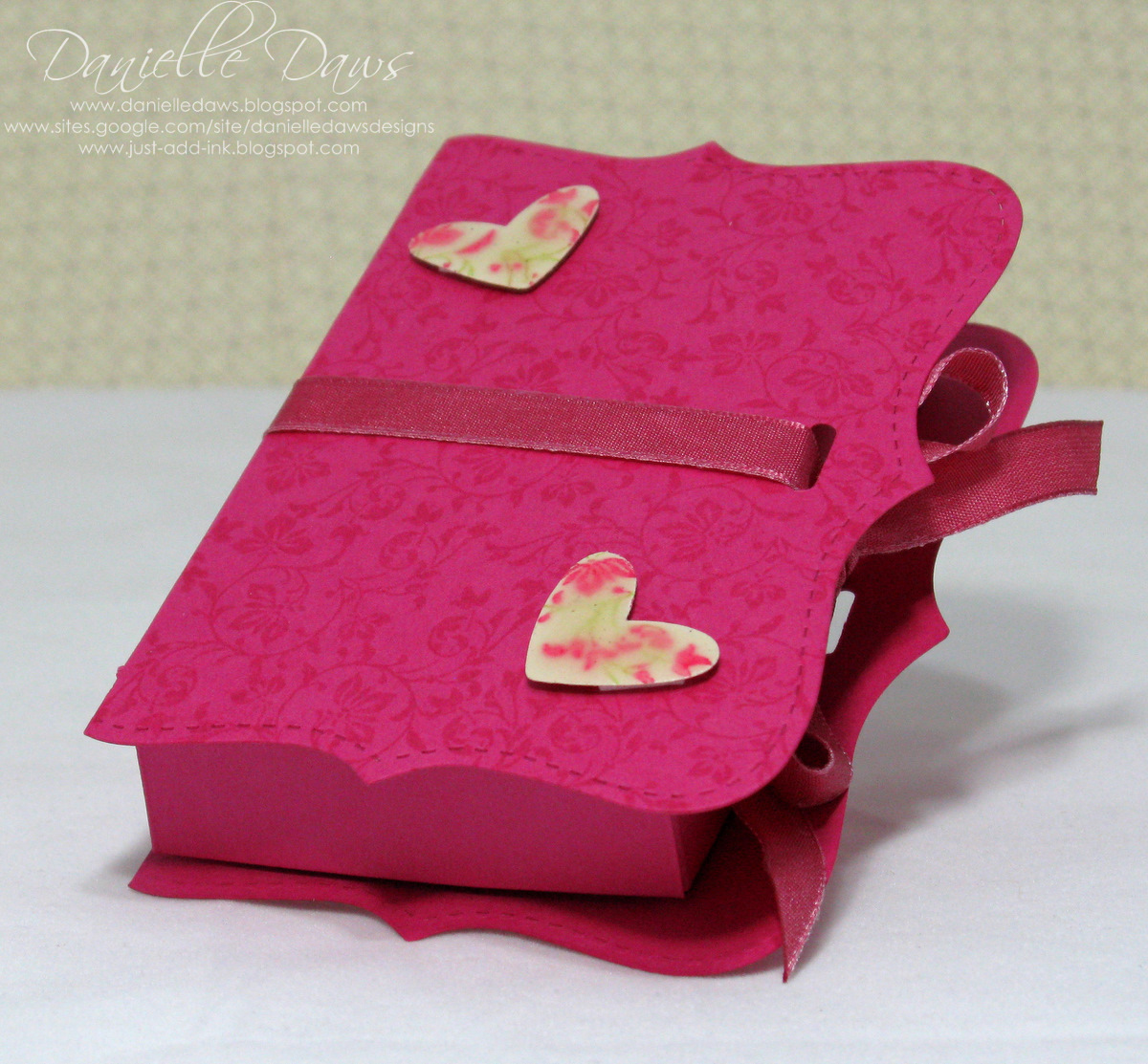 Danielle Daws Big Shot Tutorial Top Note Box