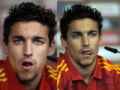 Is Cristiano Ronaldo the most handsome footballer in the history of the game? - Page 2 Jesus+navas+curly+hair