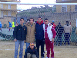 Florio , Ballone , Galione e Di Bernardo con mascot .