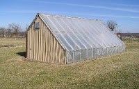 a passive solar greenhouse