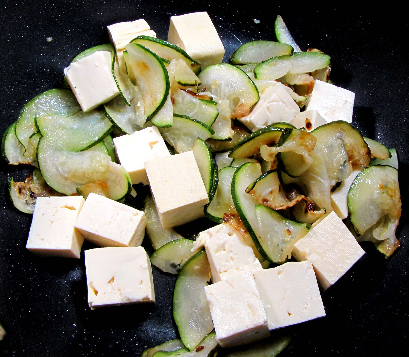 The Airy Way Mo qua (fuzzy melon) with tofu