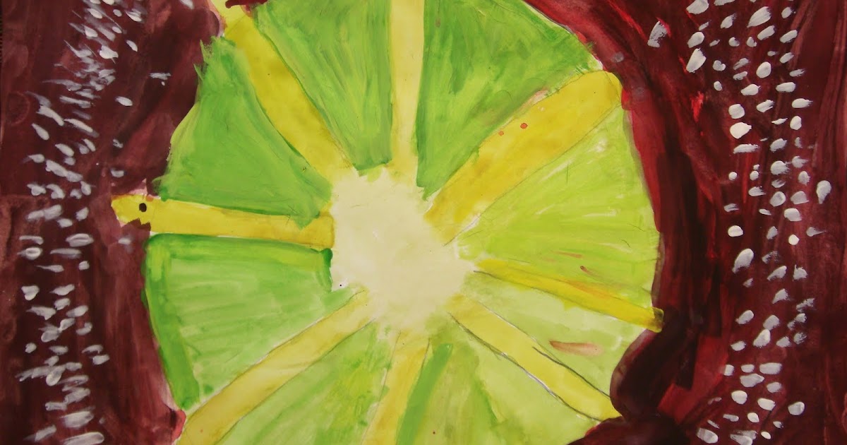 Quest Artists: Middle School's interpretation of Georgia O'Keeffe