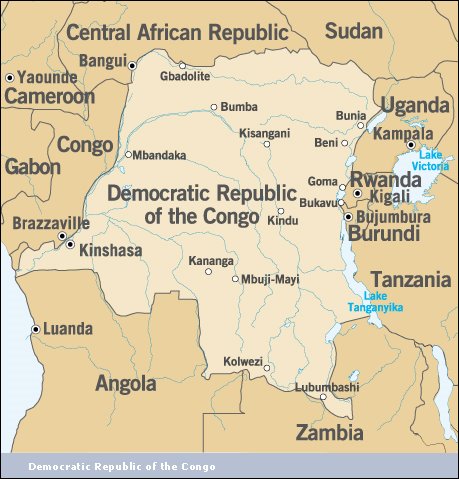 Озеро киву на карте африки