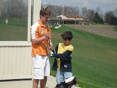 Helping at the Golf Clinic