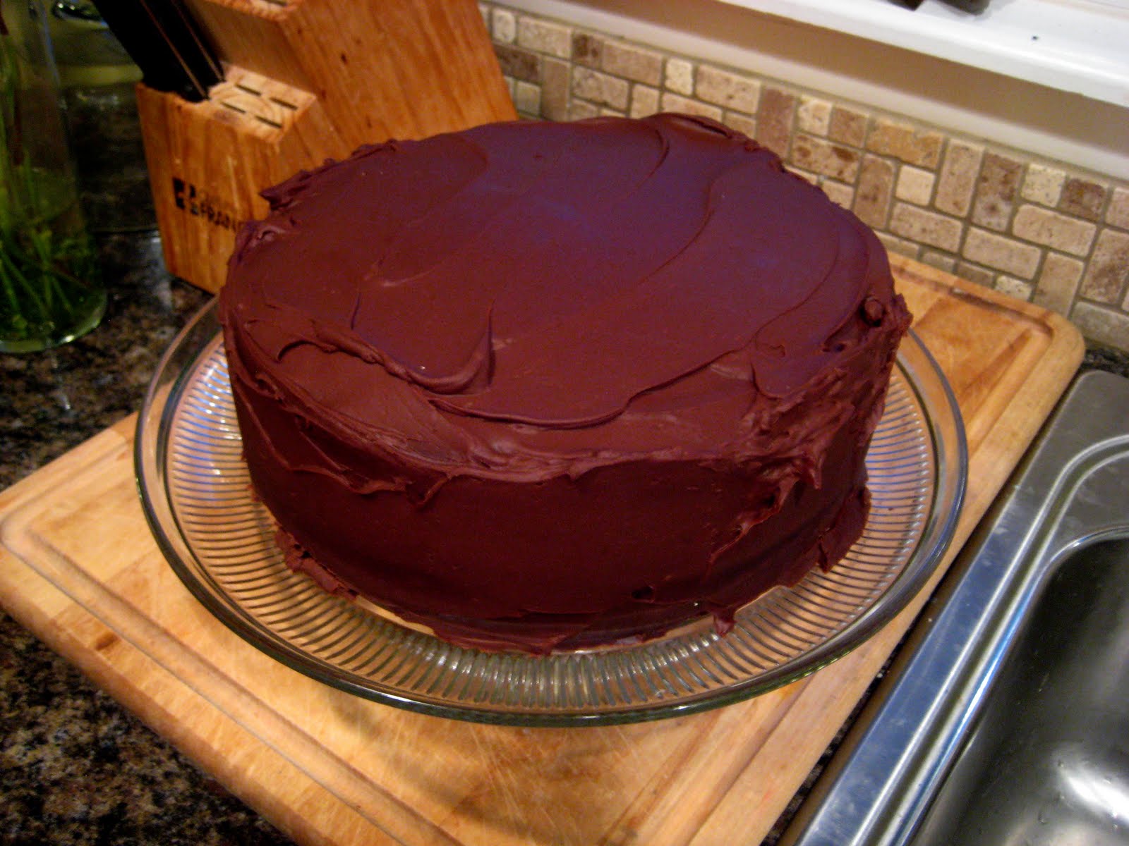 How to be a Domestic Goddess Dark Chocolate Ganache Frosting