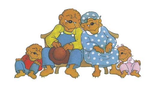 Then she’s cranky and bearish, like a. Berenstain. 
