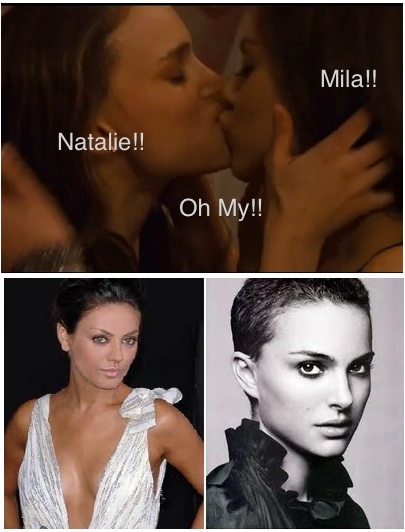 Natalie Portman And Mila Kunis Black Swan. images natalie Portman and