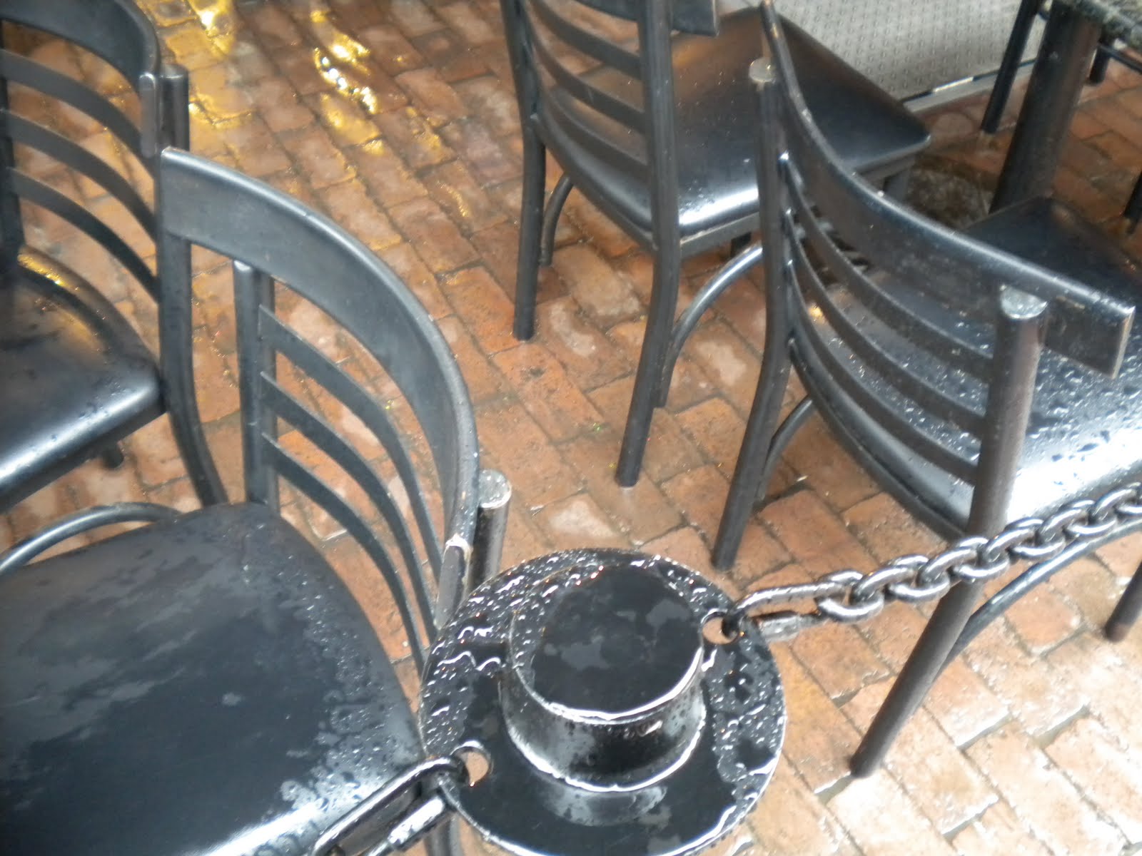 Boston Sorta Daily Photo Blog Wet Chairs