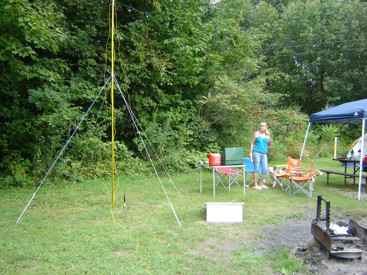 NG9D Camping (and Ham Radio)