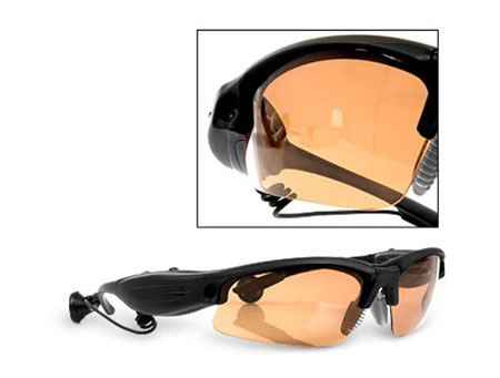 Spy glasses camera with mp3 player