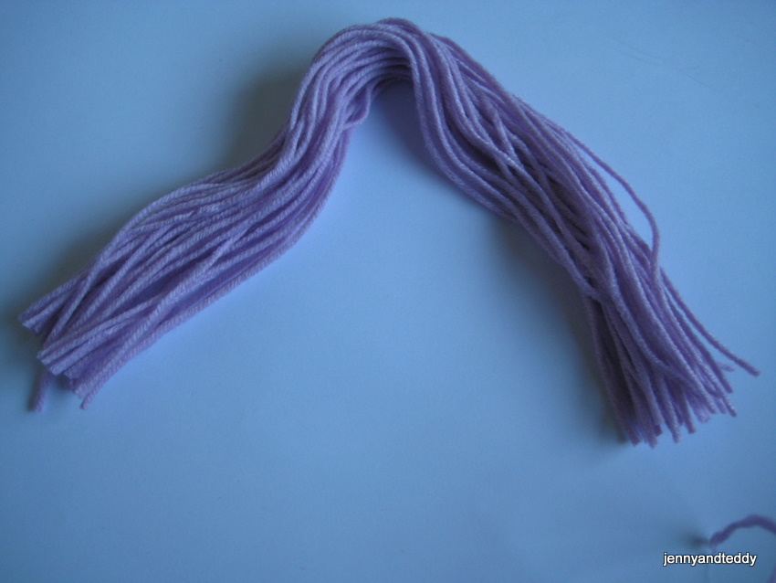 How to attach hair on amigurumi dolls.