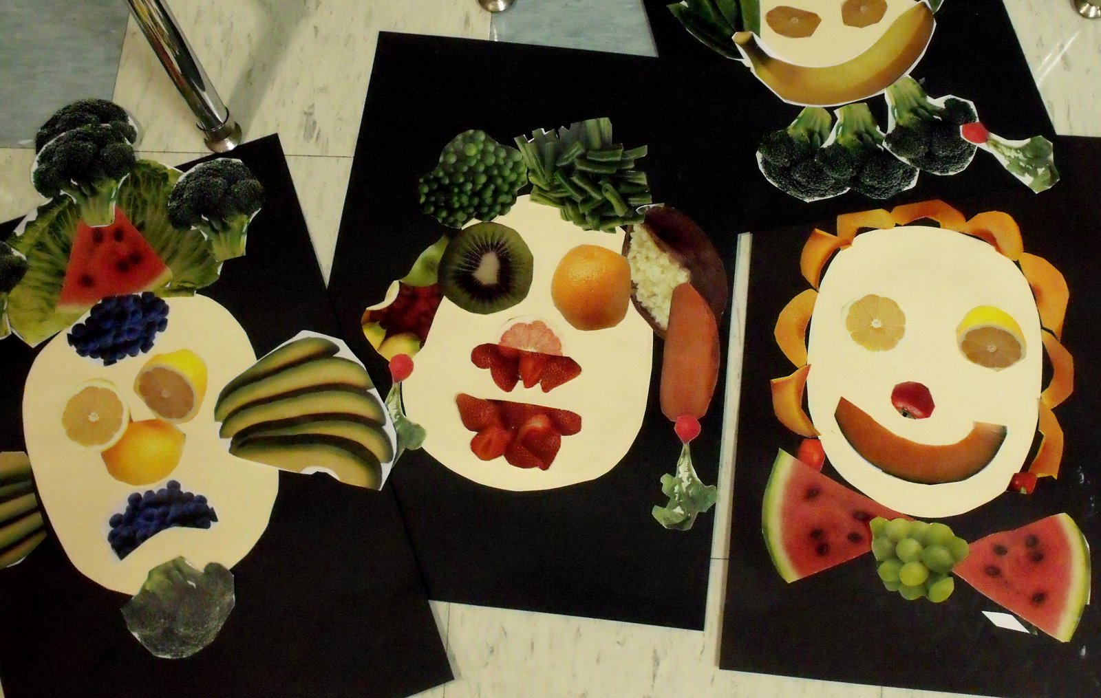 Fruit Faces Art