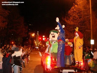 2008 hal rhinestone ronald hollywood al rouge baton mcdonald parade christmas sunday december posted