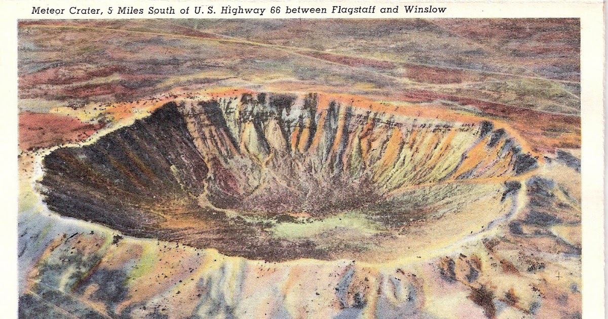 Utahredrock Arizona's Meteor Craterat Canyon Diablo