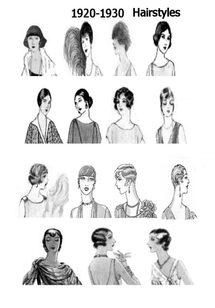 flapper hairstyles. 1920s+flapper+hairstyles