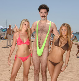 Borat tirando facha