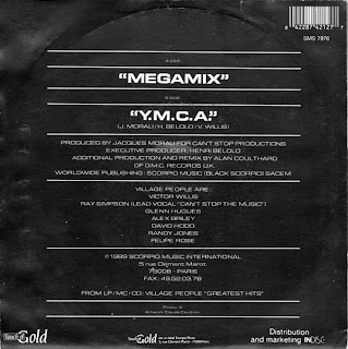 Village People - Megamix (1989) 45RPM X+cover